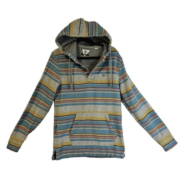 VISSLA Descanso hooded popover. M. REI. Outdoor. Hippie. Grunge. Relaxing Lounge - Picture 1 of 10